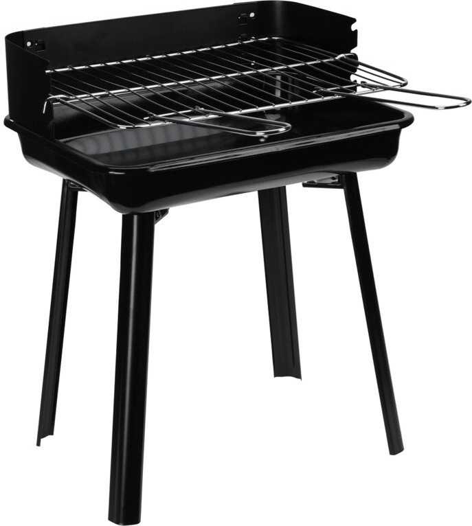 Progarden Gril na dřevěné uhlí stojící VAGGAN 36 x 45 cm KO-X86000140