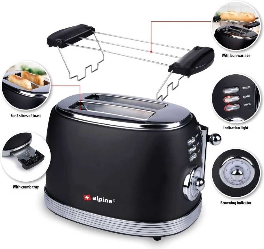 Alpina Topinkovač 2 topinky 850 WED-226998