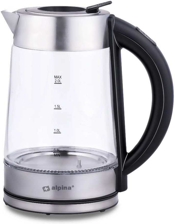 Alpina Rychlovarná konvice skleněná 2200WED-247334