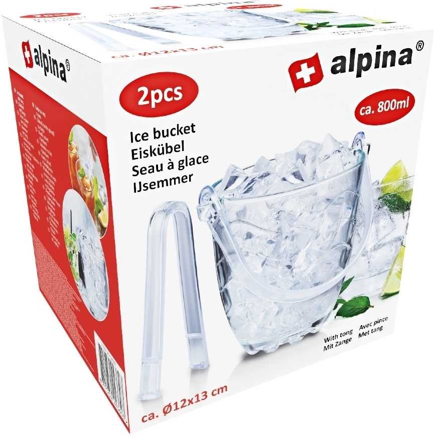 Alpina Kbelík na led s kleštěmi skleněnýED-224360