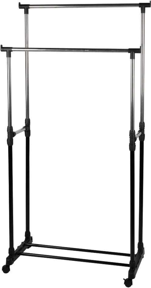 Alpina Věšák na oblečení pojízdný dvojitýED-226581