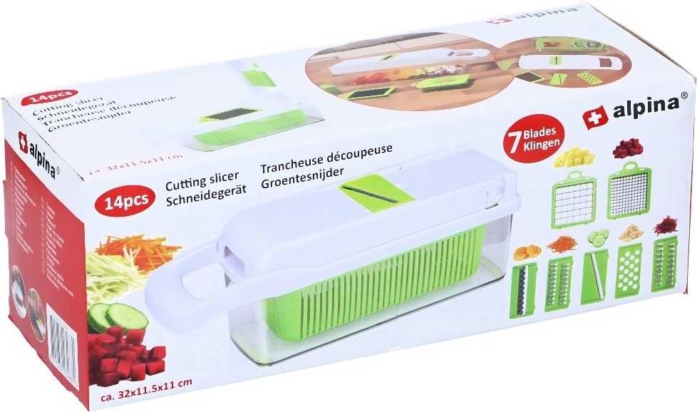 Alpina Struhadlo na zeleninu multifunkční 14 ksED-223288