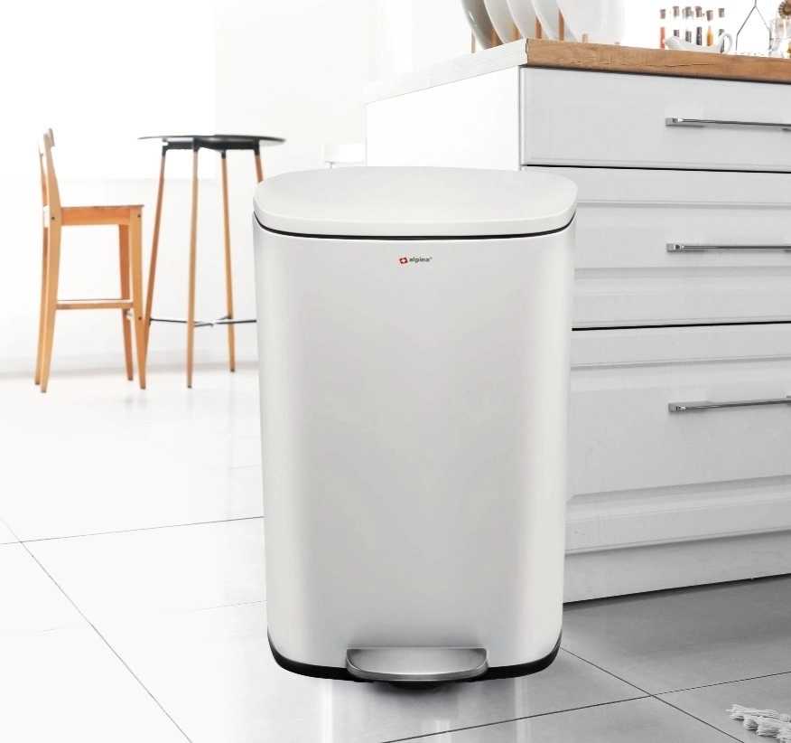 Alpina Odpadkový koš nášlapný s tichým zavíráním 30 LED-247398