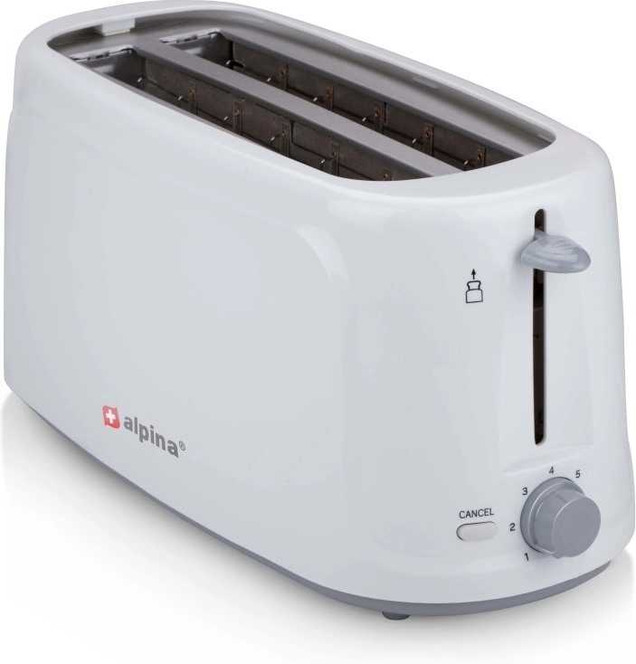 Alpina Topinkovač na 2 topinky bílá 1450WED-247390