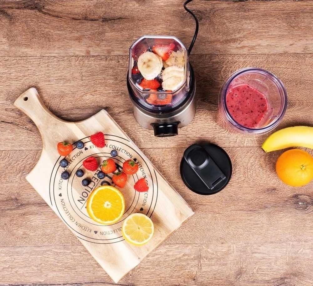 Alpina Smoothie mixér nerez ocel + dvě lahve 320WED-247354