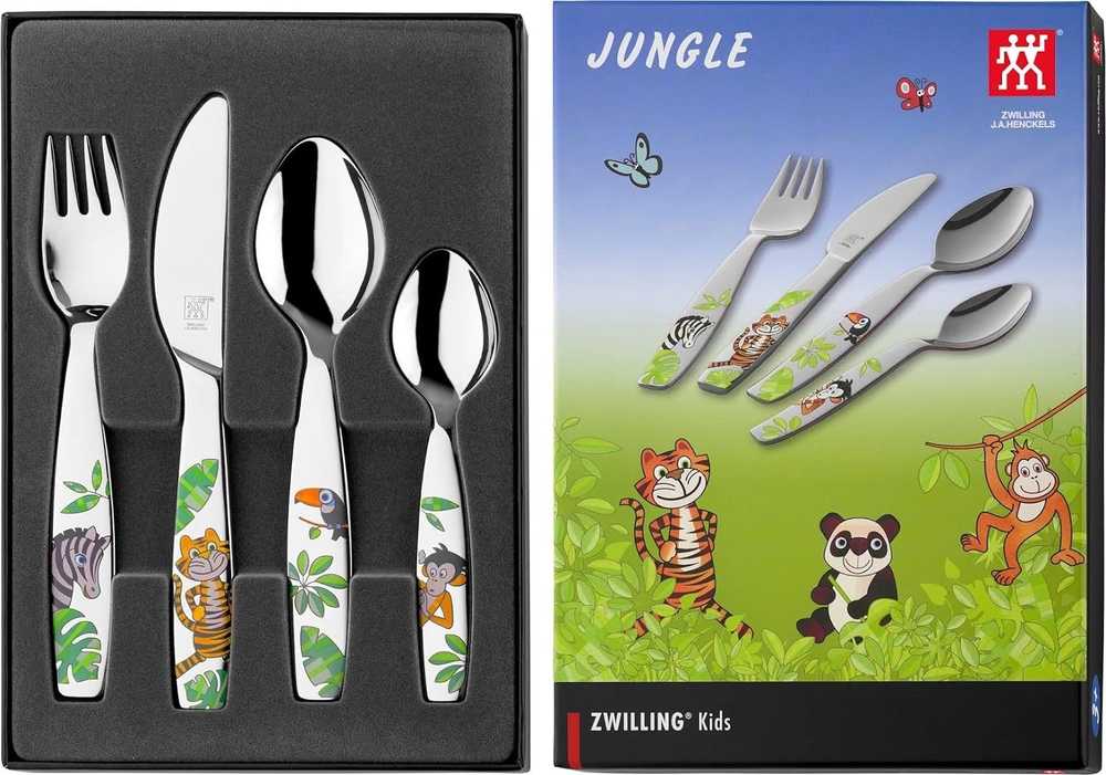 Zwilling ZWILLING Dětská příborová sada Jungle, 4dílná