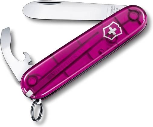 Victorinox Můj první kapesní nůž Victorinox růžový transparentní