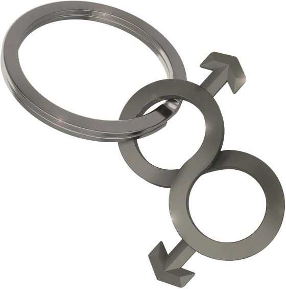 MTM Klíčenka pro zamilované - kluk + kluk