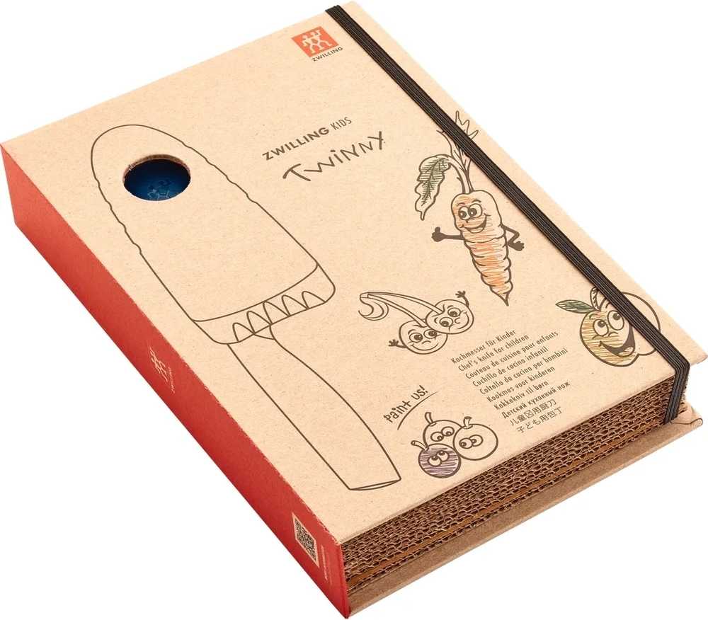 Zwilling Dětský nůž Twinny 10 cm, červená