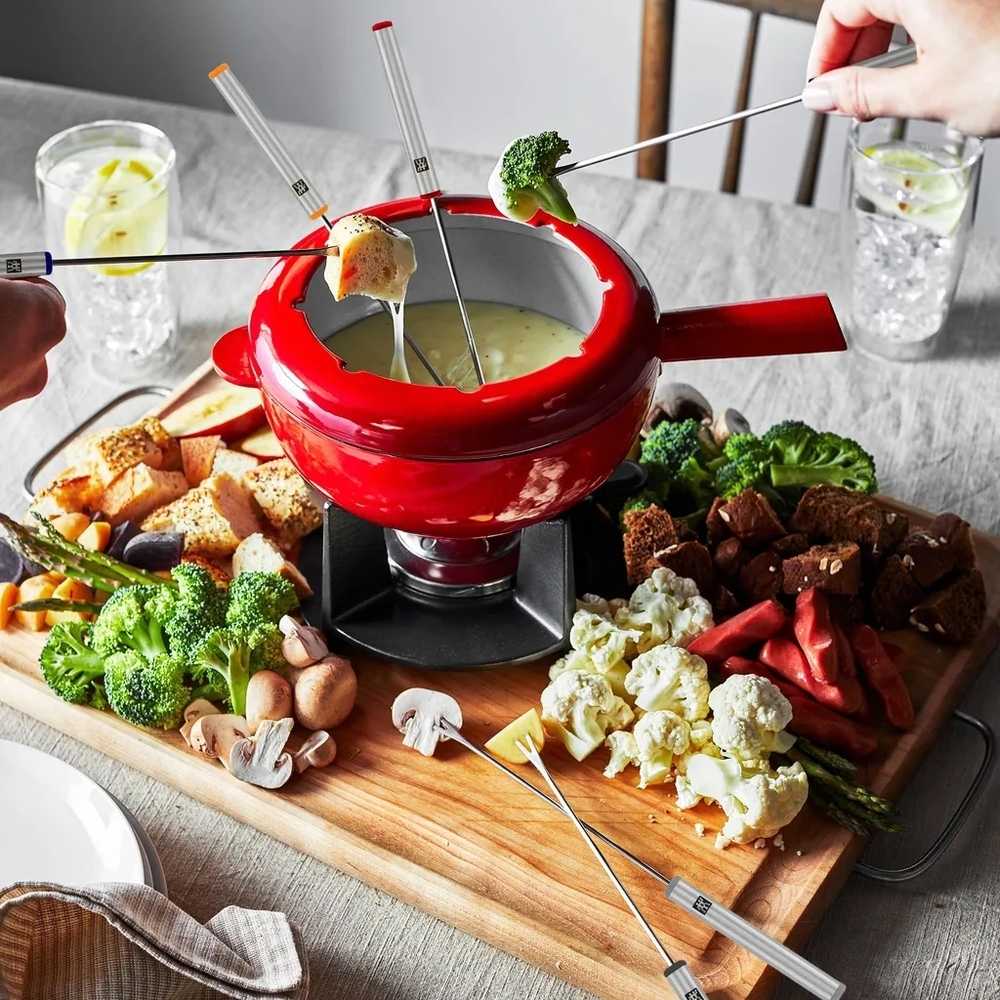 Zwilling Sada na fondue, červená