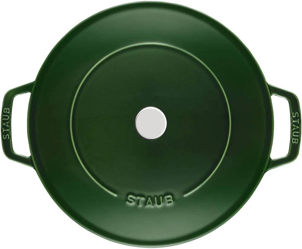 Staub Litinová pánev na dušení Chistera 24 cm zelená