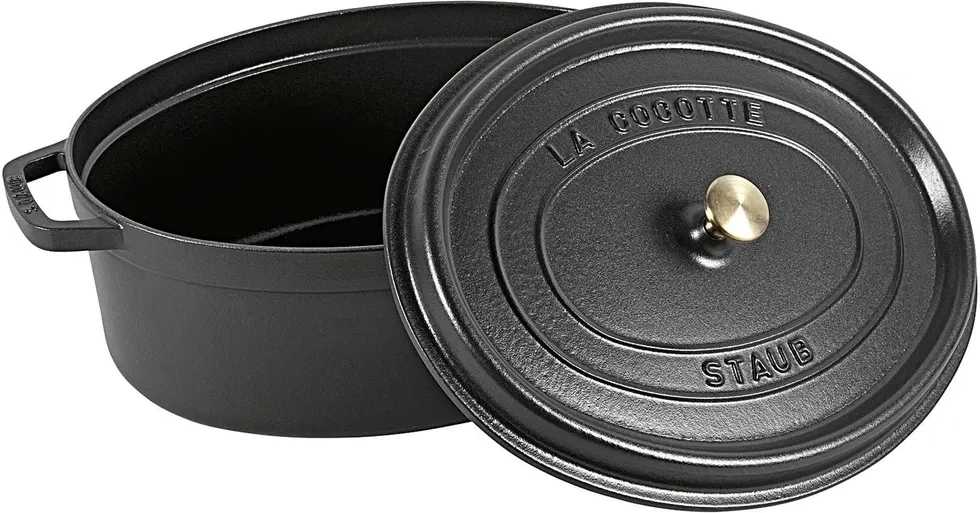 Staub Cocotte oválná 37 cm černá