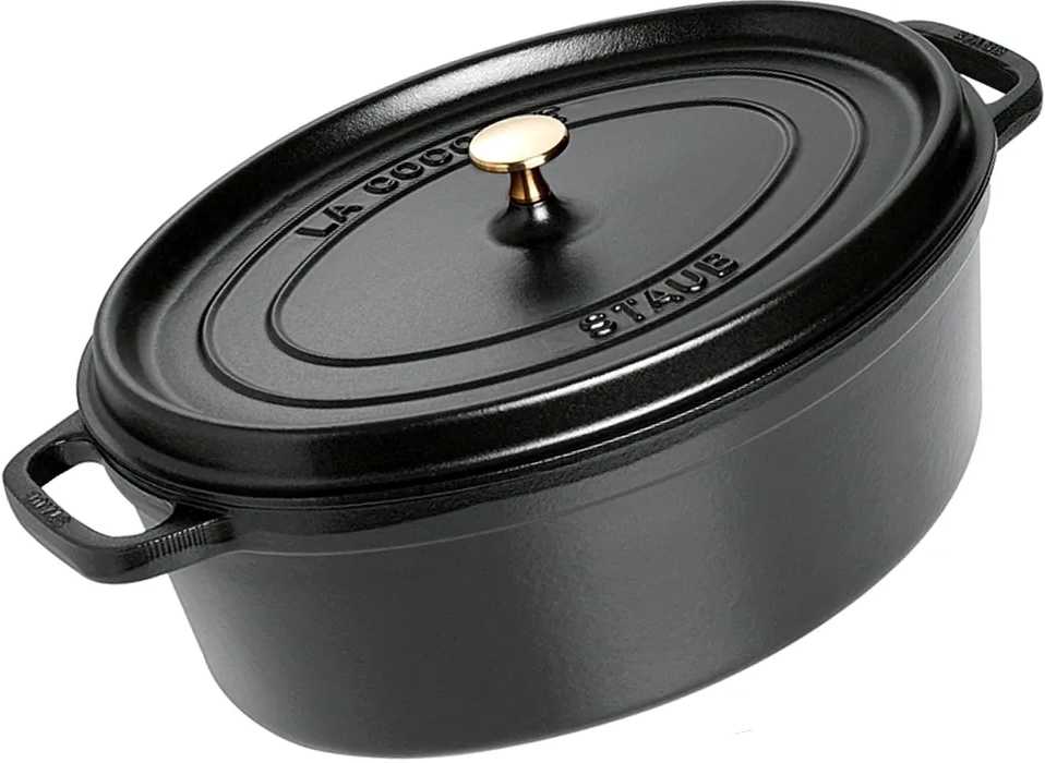 Staub Cocotte oválná 37 cm černá