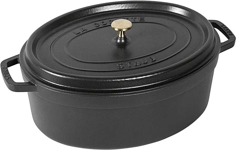 Staub Cocotte oválná 37 cm černá