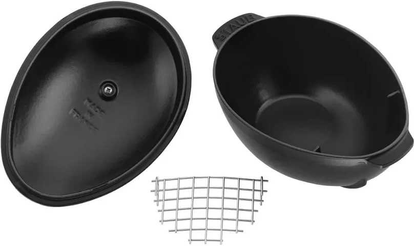 Staub Kastrol na mušle, černý, 25 cm, 2 l