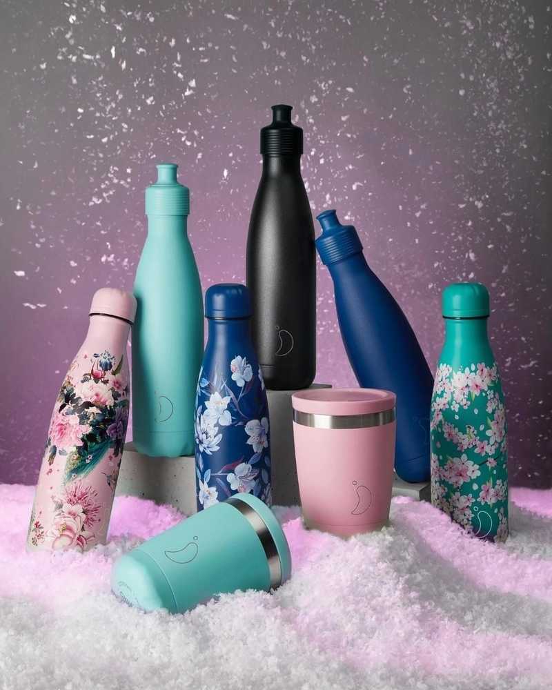 Chilly's Bottles Termohrnek Original 340 ml, matně modrá