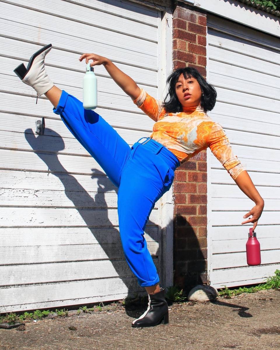 Chilly's Bottles Termoláhev Series 2, 500 ml, ledově modrá