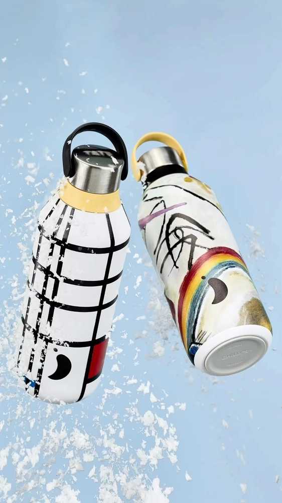 Chilly's Bottles Termoláhev  - Piet Mondrian 500ml, edice Tate/Series 2