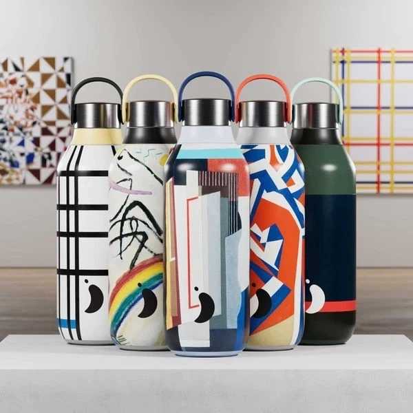 Chilly's Bottles Termoláhev  - Piet Mondrian 500ml, edice Tate/Series 2