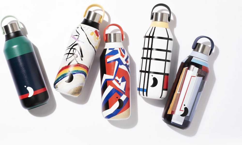 Chilly's Bottles Termoláhev  - Piet Mondrian 500ml, edice Tate/Series 2