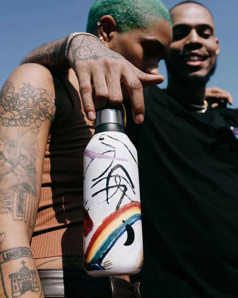 Chilly's Bottles Termoláhev  - Piet Mondrian 500ml, edice Tate/Series 2