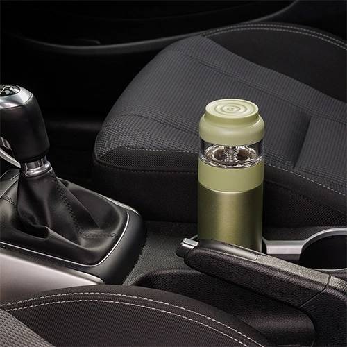 Lurch Termo láhev se sítkem na čaj 400 ml, Green Tea