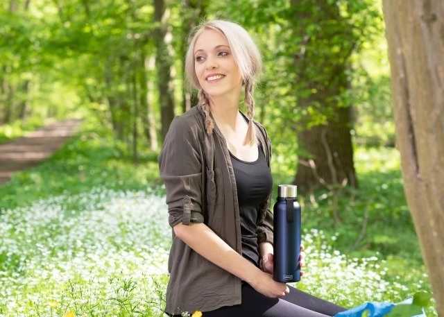 Lurch Termo láhev One-Click Sport 750 ml, Denim