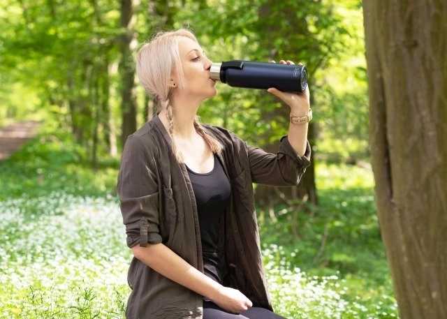 Lurch Termo láhev One-Click Sport 750 ml, Denim