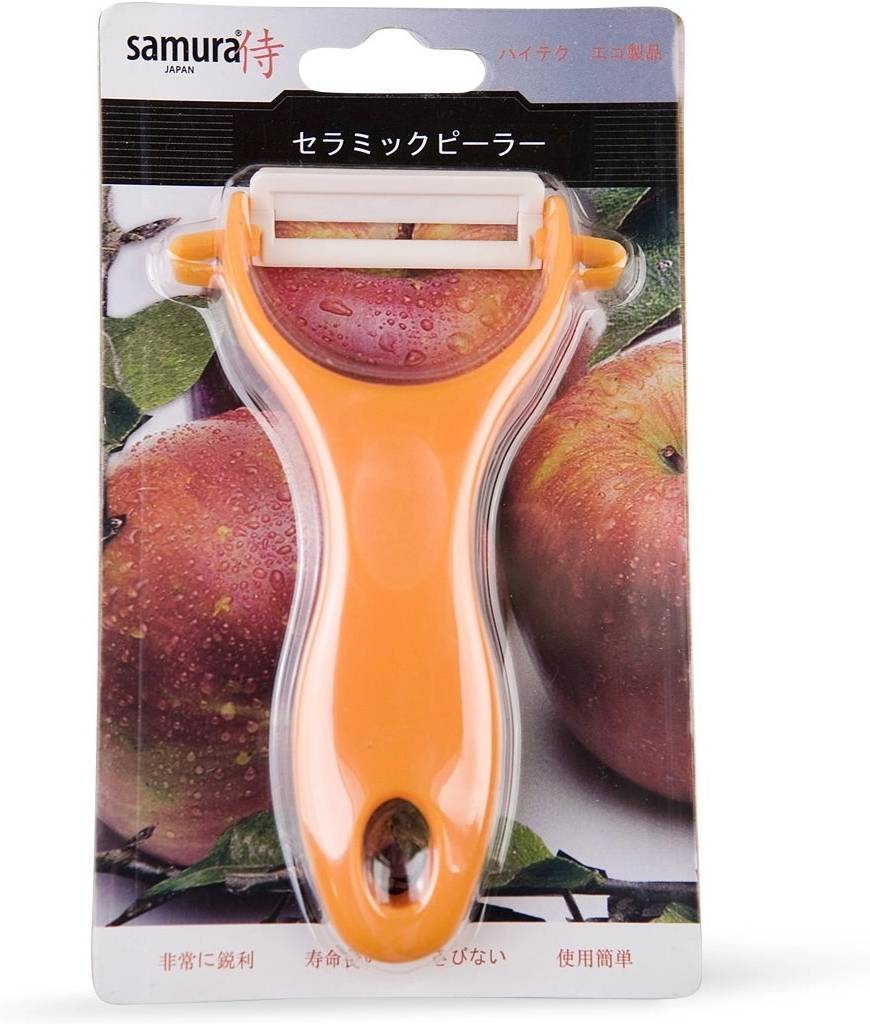 Samura keramická škrabka oranžová