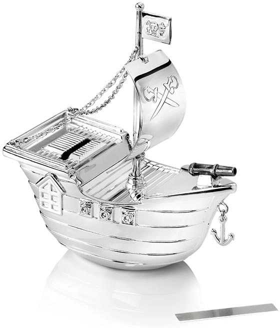 Zilverstad Kasička Pirátska loď