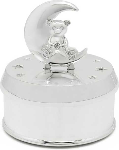 Zilverstad Hrací skříňka Medvídek na měsíci