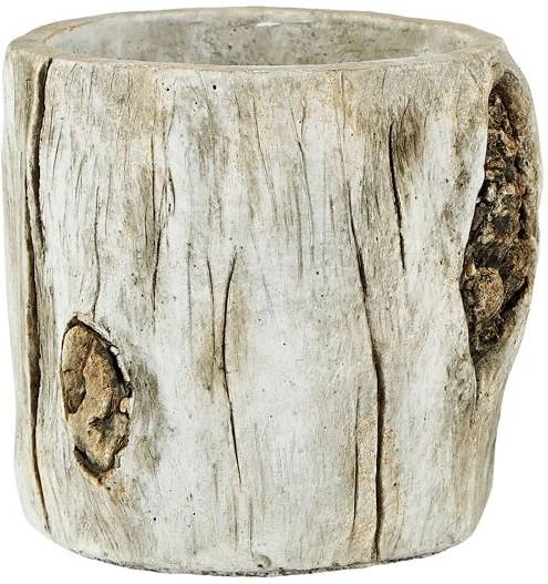 Villa Collection Cementový květináč Knast Offwhite 15 cm