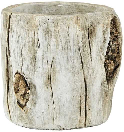 Villa Collection Cementový květináč Knast Offwhite 15 cm