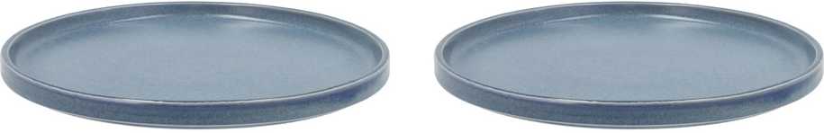 Villa Collection Porcelánový mělký talíř Fjord 26,5 cm Blue (sada 2 ks)