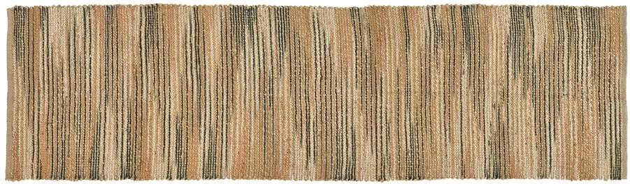 Villa Collection Koberec Vem 70x250 cm Green/Nature/Rose
