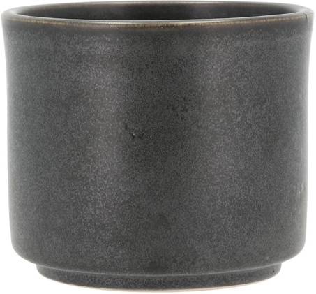 Villa Collection Kameninový květináč Leer 13x11 cm Black