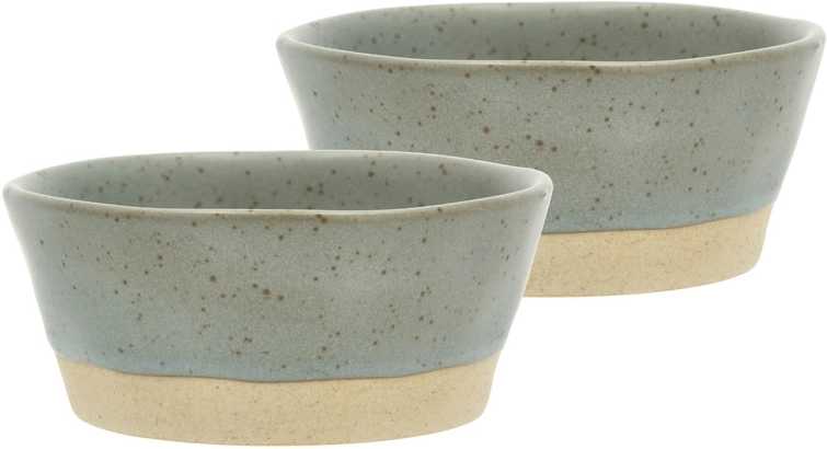 Villa Collection Porcelánová mísa Evig 10x4,3 cm (2ks) Green