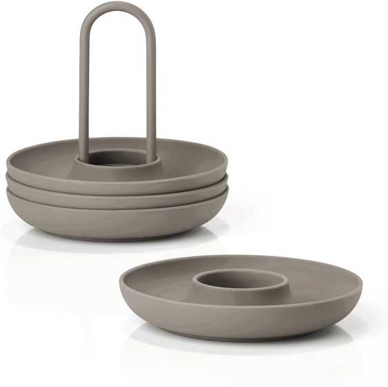 Zone Denmark Kalíšek na vajíčko Singles Taupe (4 ks)