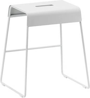 Zone Denmark Kovová stolička A-Stool Outdoor Soft Grey 45 cm (nosnost 110 kg)