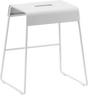 Zone Denmark Kovová stolička A-Stool Outdoor Soft Grey 45 cm (nosnost 110 kg)