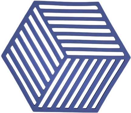 Zone Denmark Silikonová podložka pod horké Hexagon Indigo