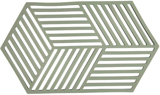 Zone Denmark Silikonová podložka pod horké Hexagon Rosemary 24 cm