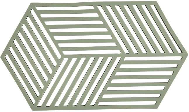 Zone Denmark Silikonová podložka pod horké Hexagon Rosemary 24 cm