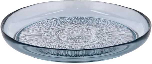 Bitz Skleněný talíř Kusintha 25 cm Blue