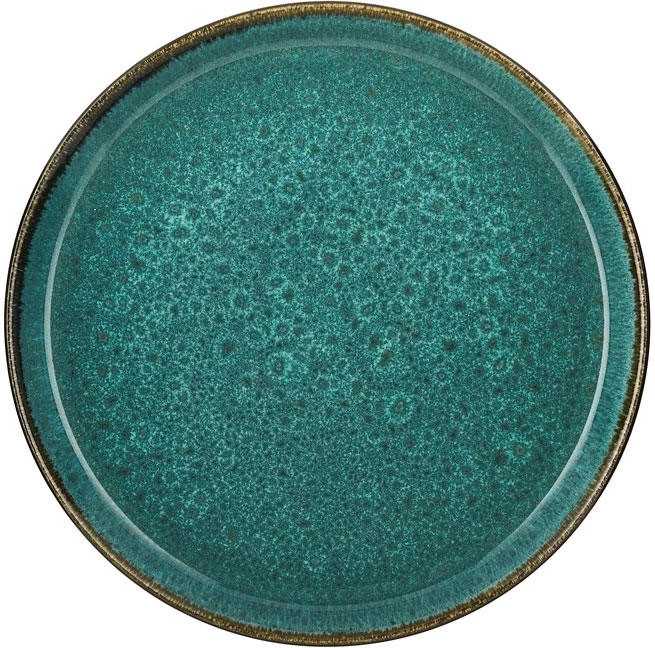 Bitz Kameninový mělký talíř  27 cm Green/Green