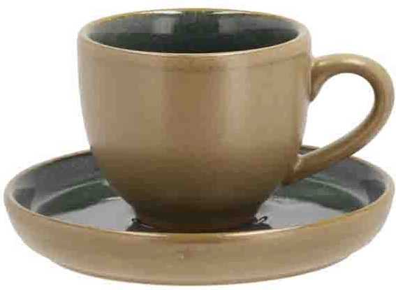 Bitz Espresso hrnek s podšálkem 7 cl Wood/Forest