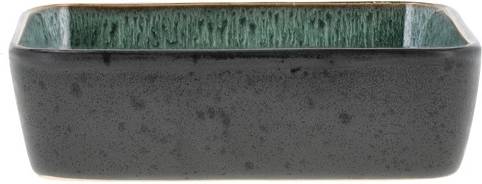 Bitz Kameninová zapékací mísa 19x14 cm Black/Green