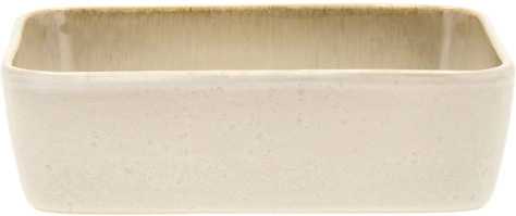 Bitz Kameninová zapékací mísa 19x14 cm Cream/Cream
