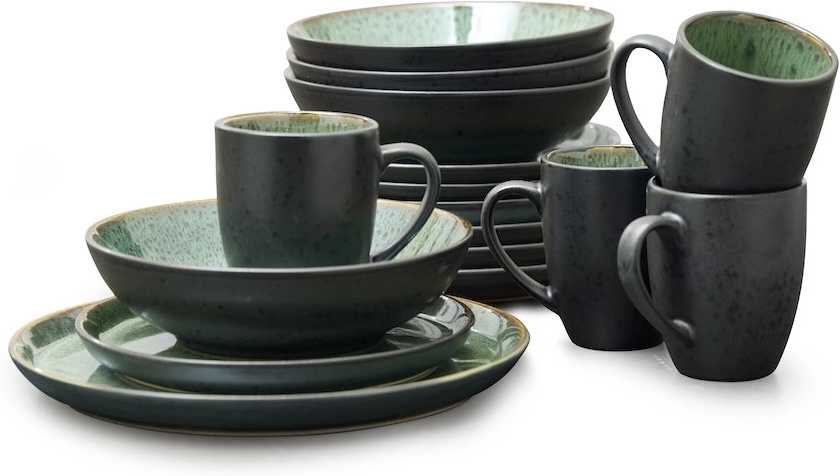 Bitz Sada nádobí Green (16 ks)