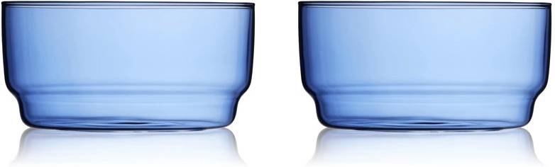 Lyngby Glas Sada skleněných misek Torino 12 cm (2 ks) Blue